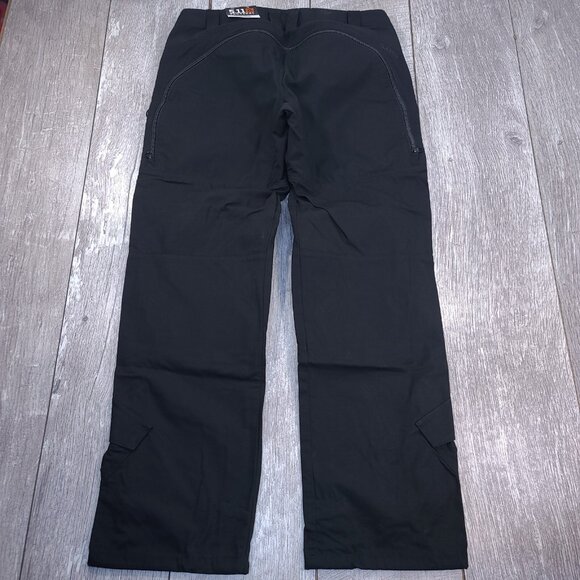 5.11 Tactical Womens Xprt Operator Pants Size 12 Black Knee Pad Cargo Stretch - Picture 3 of 9